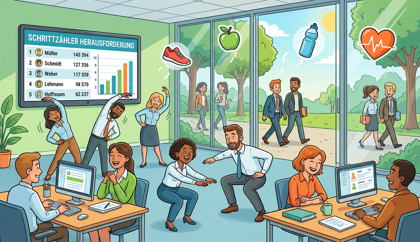 Fitness Challenge im Unternehmen: So motivierst du dein Team zu mehr Bewegung