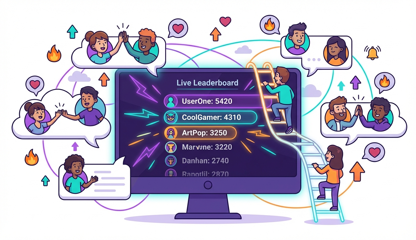 How Leaderboards Drive Engagement in Online Communities