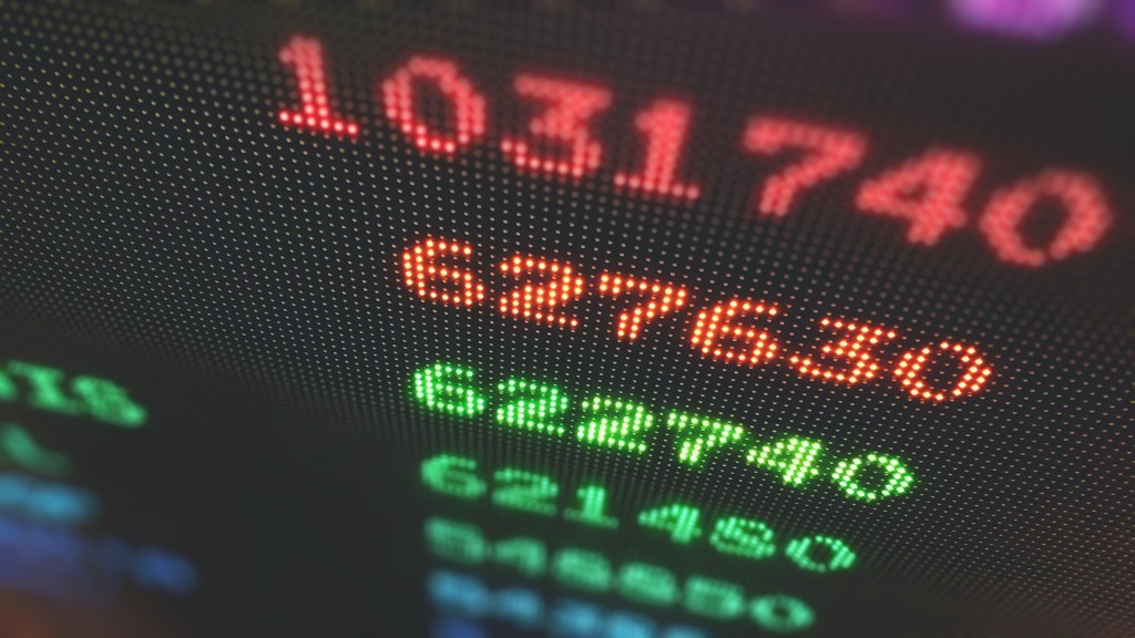 Digital leaderboard display showing rankings