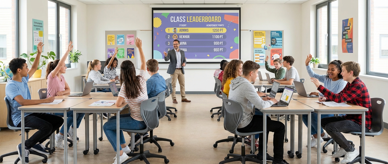 How teachers use points, badges, and leaderboards to make a classroom feel less like a chore and more like something kids want to show up for.
